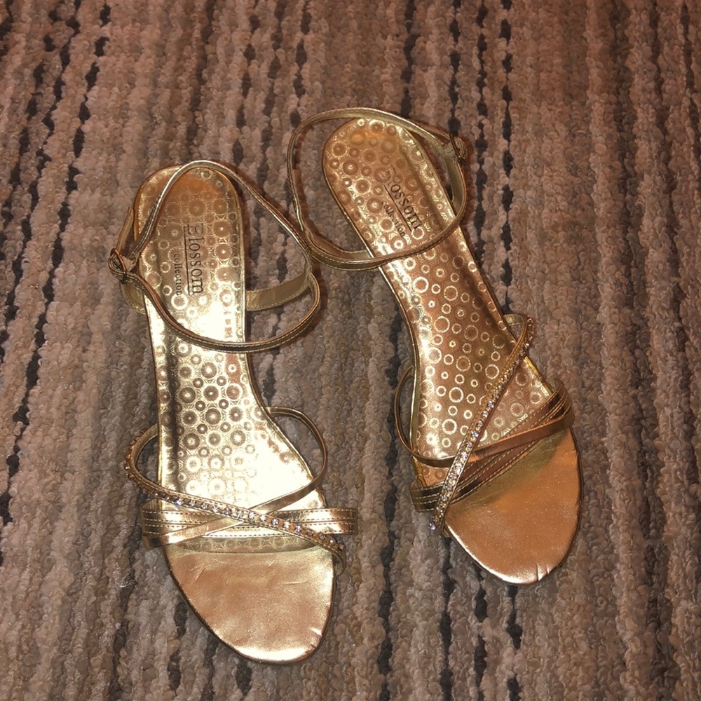 Gold heels